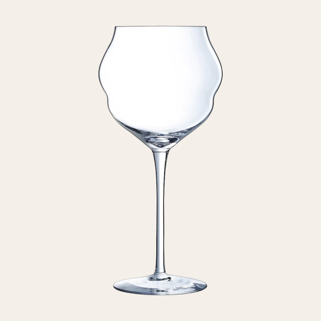 VERRE À PIED EN CRISTAL - Macaron