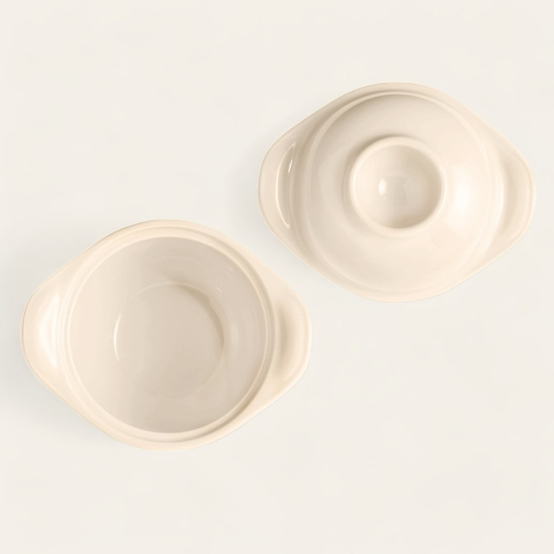 MINI COCOTTE "L'OEUF" CÉRAMIQUE - Coloris Argile