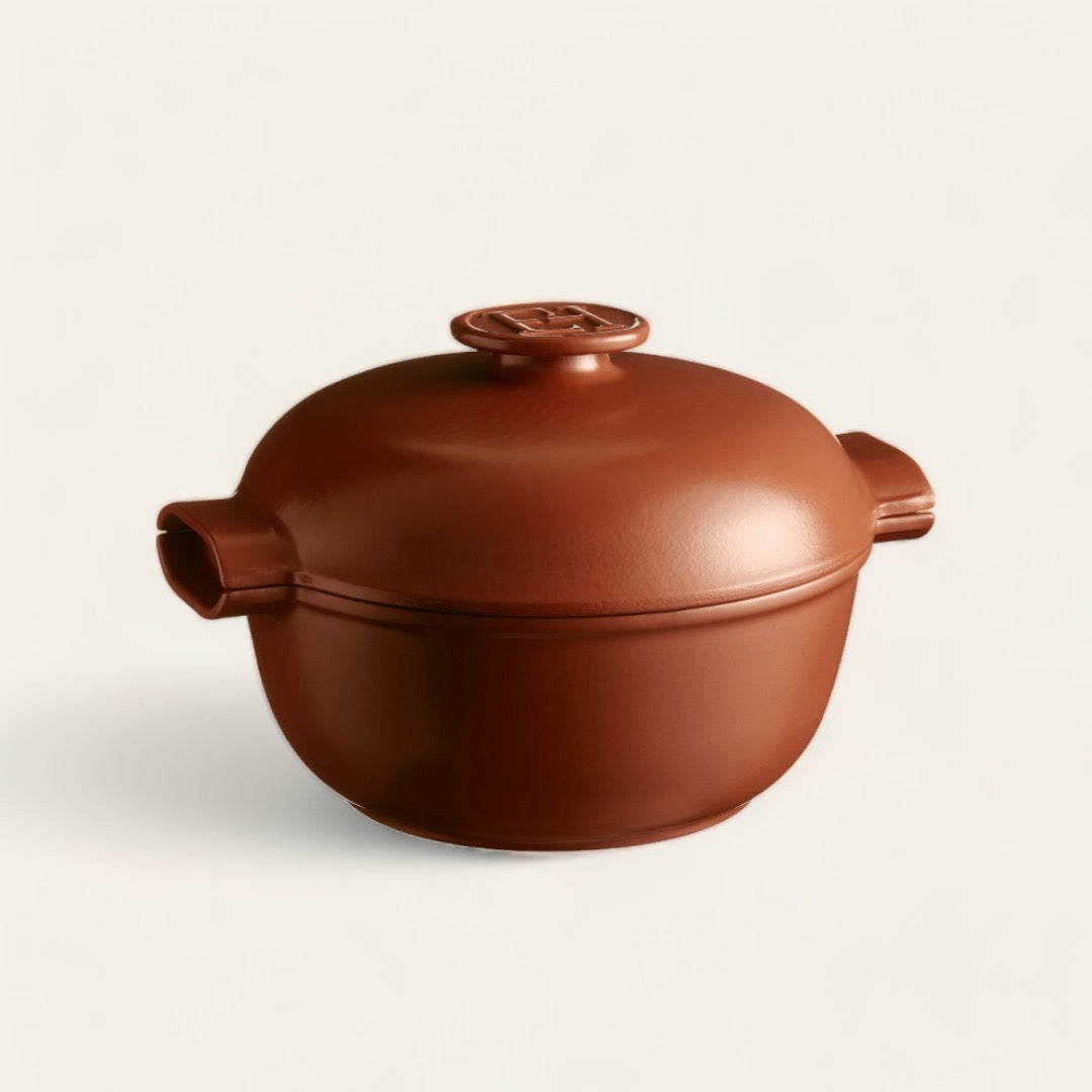 COCOTTE RONDE CÉRAMIQUE DELIGHT - Coloris Sienne