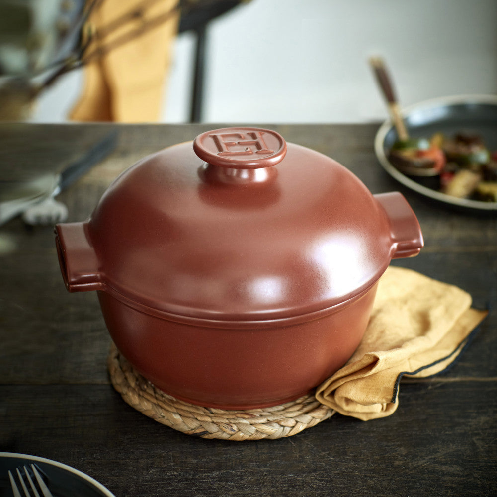 COCOTTE RONDE CÉRAMIQUE DELIGHT - Coloris Sienne