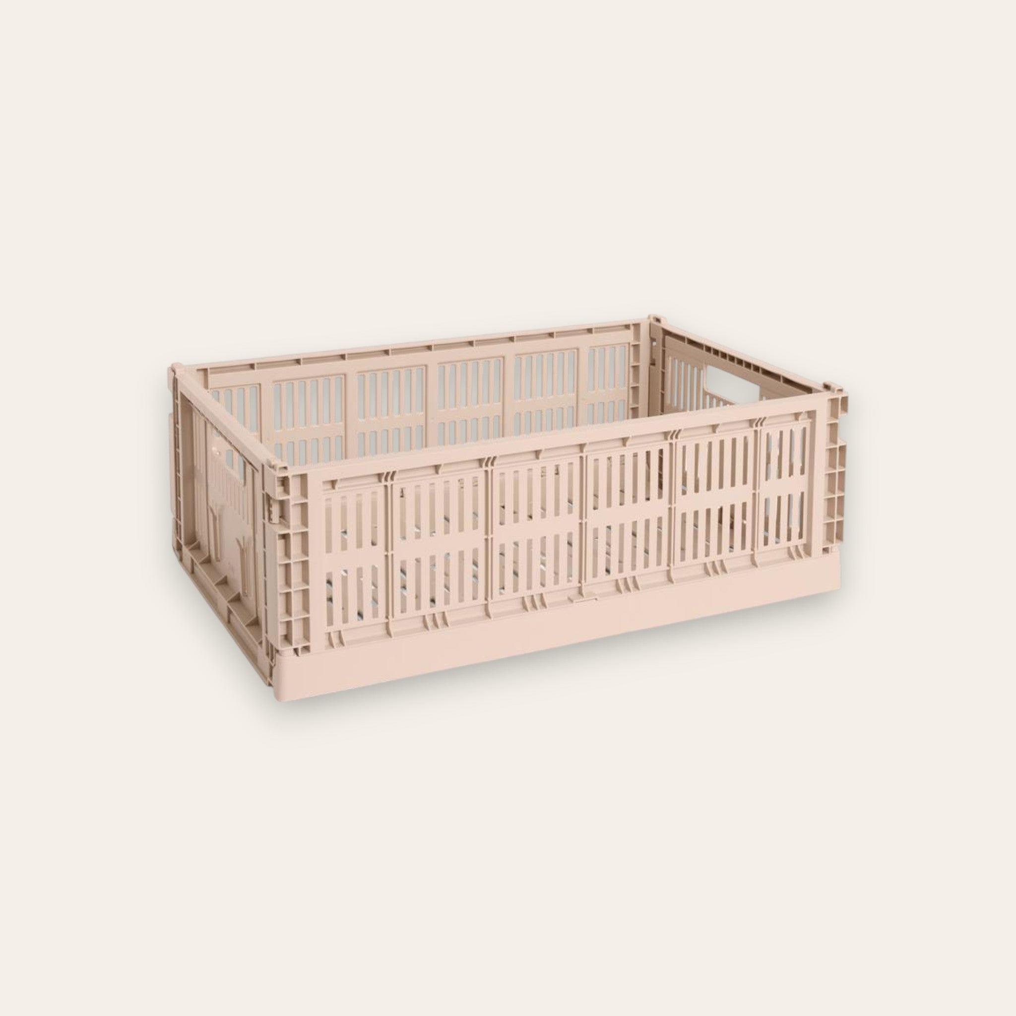 GRANDE CAGETTE DE RANGEMENT - Rose poudre