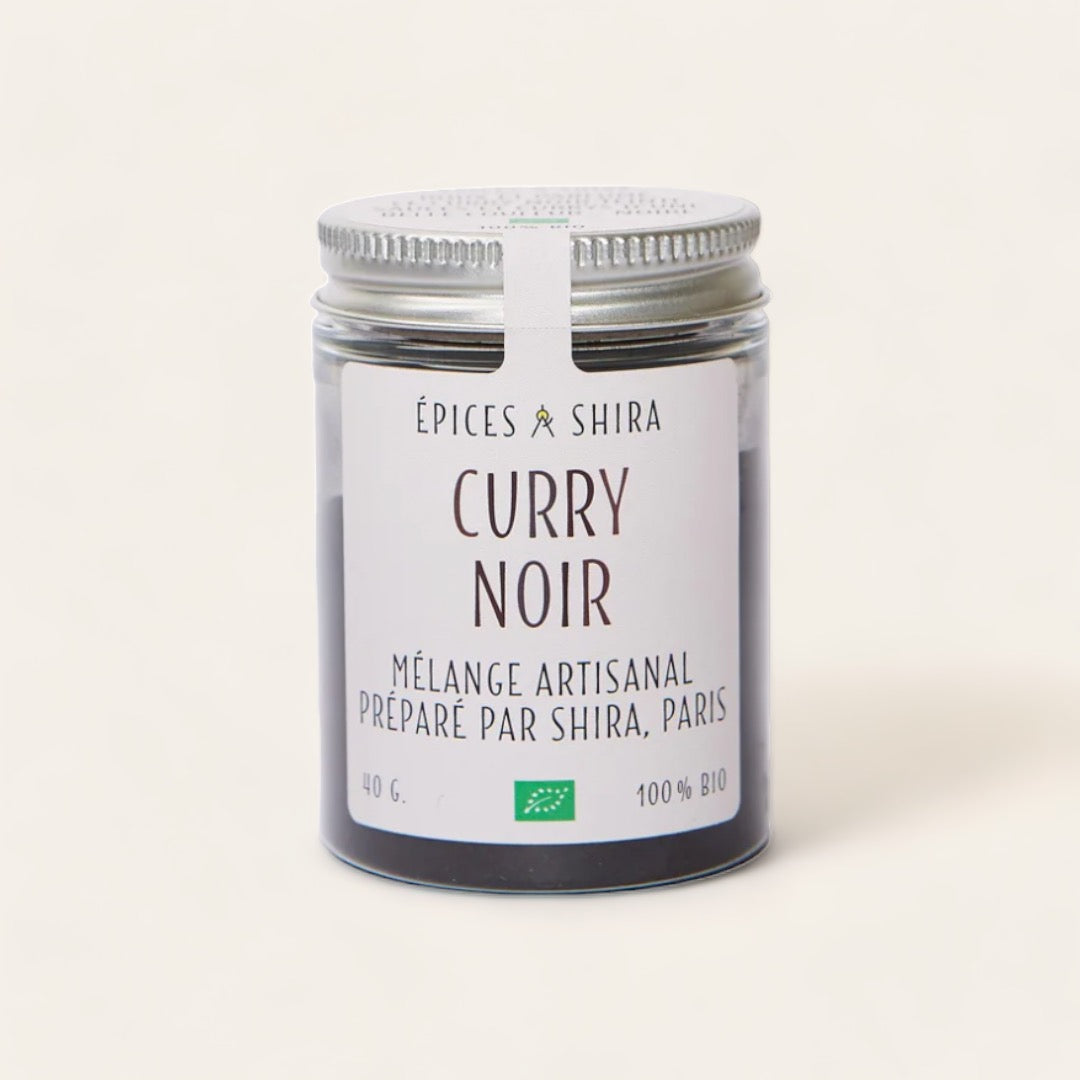 CURRY NOIR POUDRE BIO - Shira