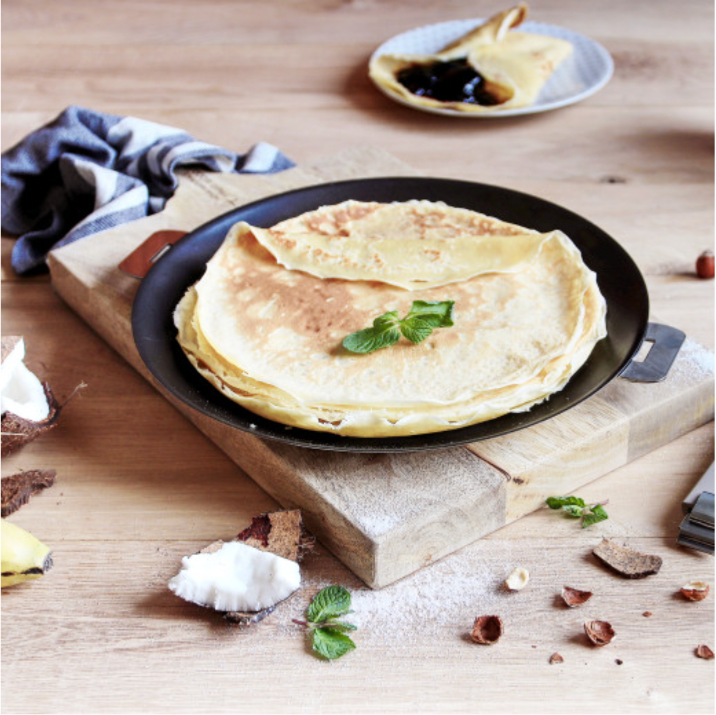 CRÊPIÈRE INOX ANTI ADHÉSIF - Mutine Amovible