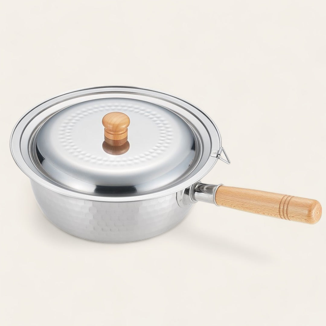 COUVERCLE POUR CASSEROLE JAPONAISE YUKIHIRA - Inox martelé