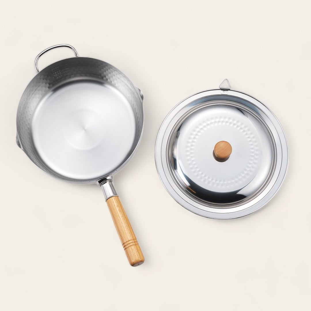 CASSEROLE JAPONAISE YUKIHIRA - Inox martelé