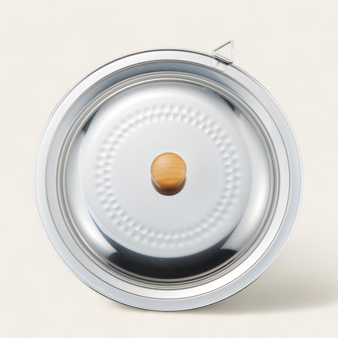 COUVERCLE POUR CASSEROLE JAPONAISE YUKIHIRA - Inox martelé