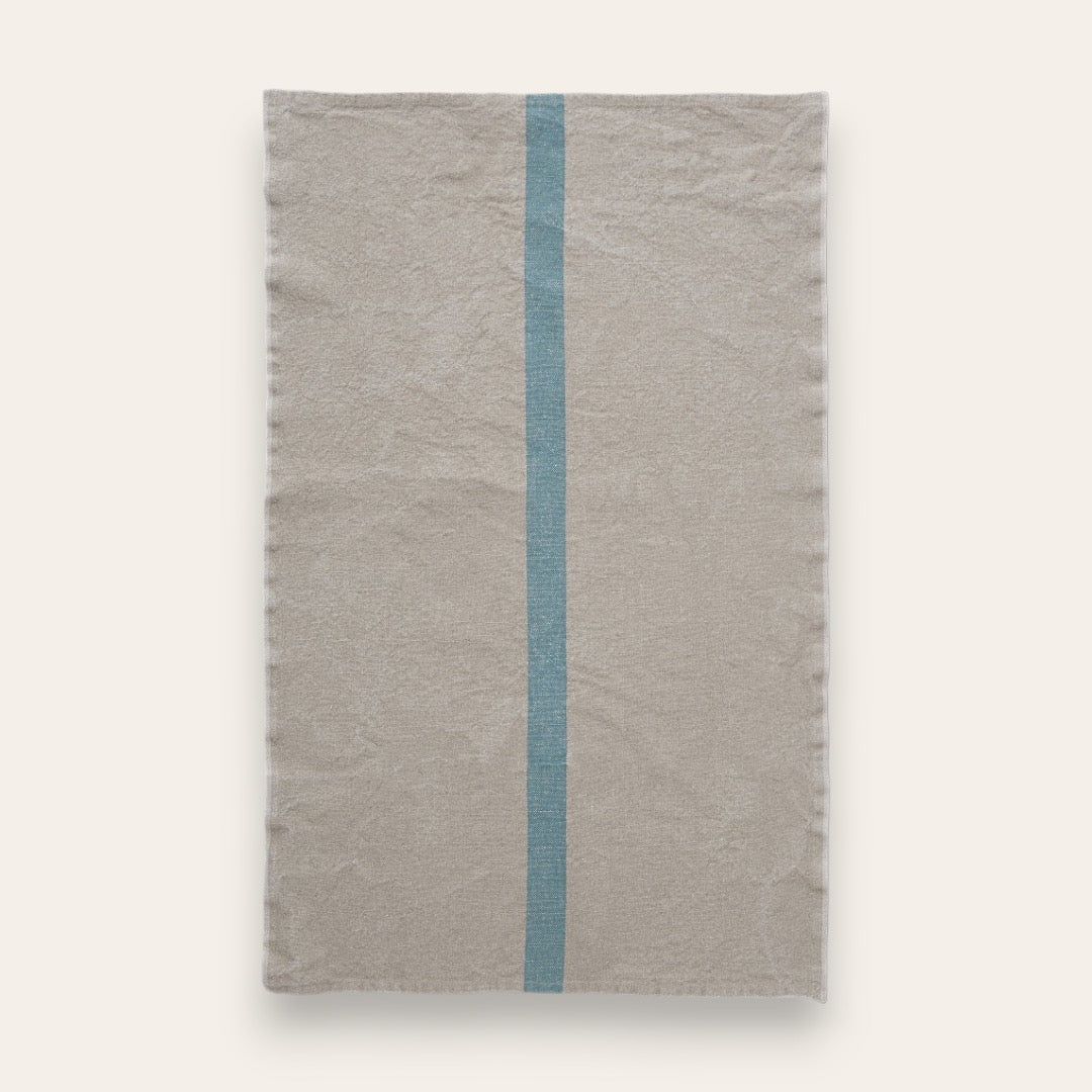 TORCHON DOUDOU - Lin aqua