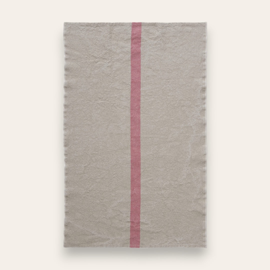 TORCHON DOUDOU - Lin rose