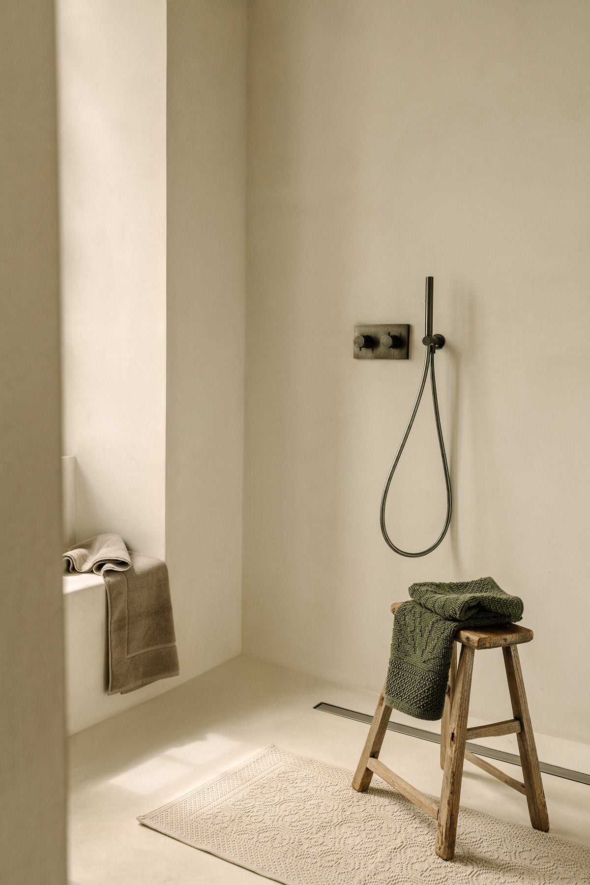 TAPIS DE BAIN RECTANGLE - Céladon