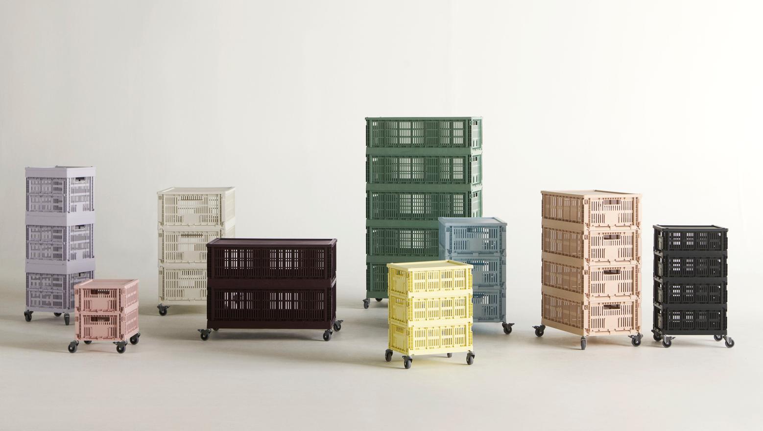 MOYENNE CAGETTE DE RANGEMENT - Dark green
