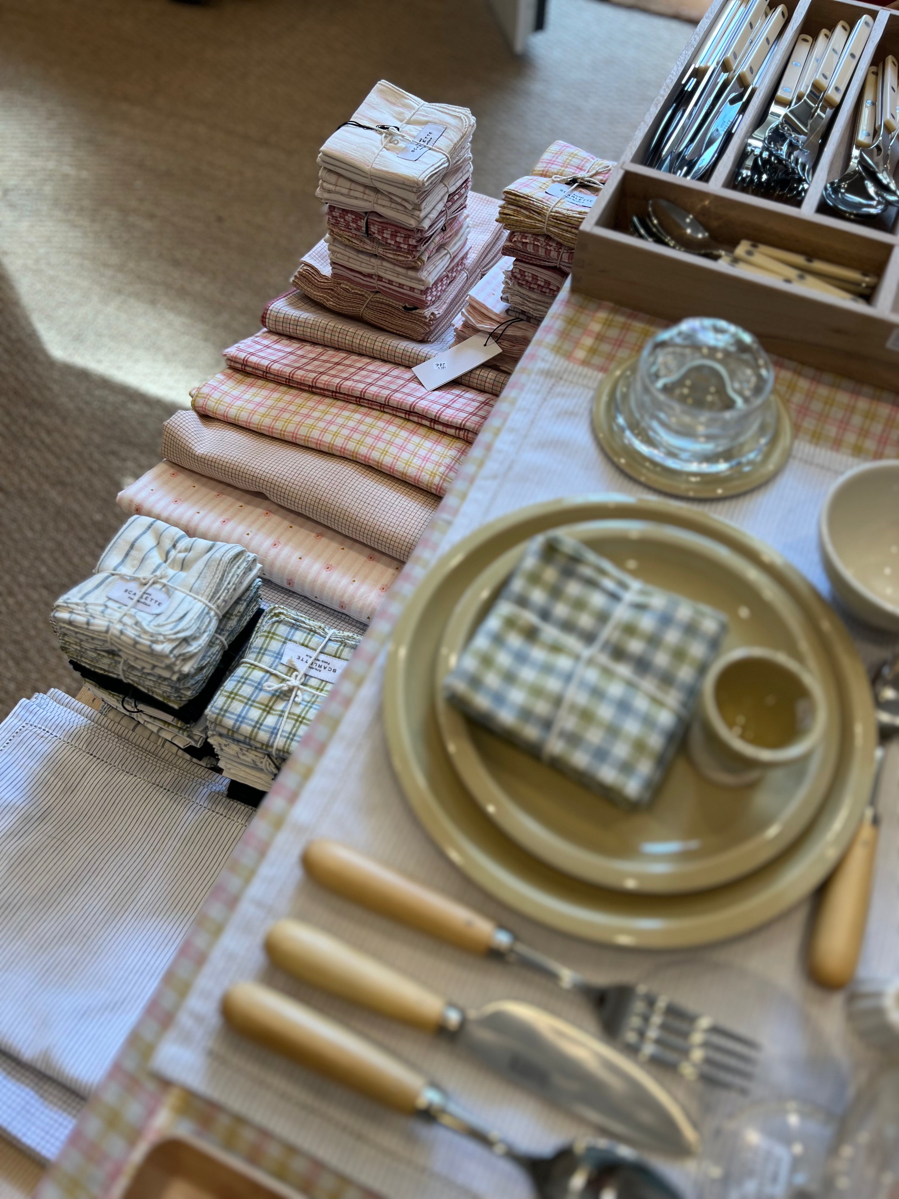 NAPPE EN KHADI DE COTON - Patchwork