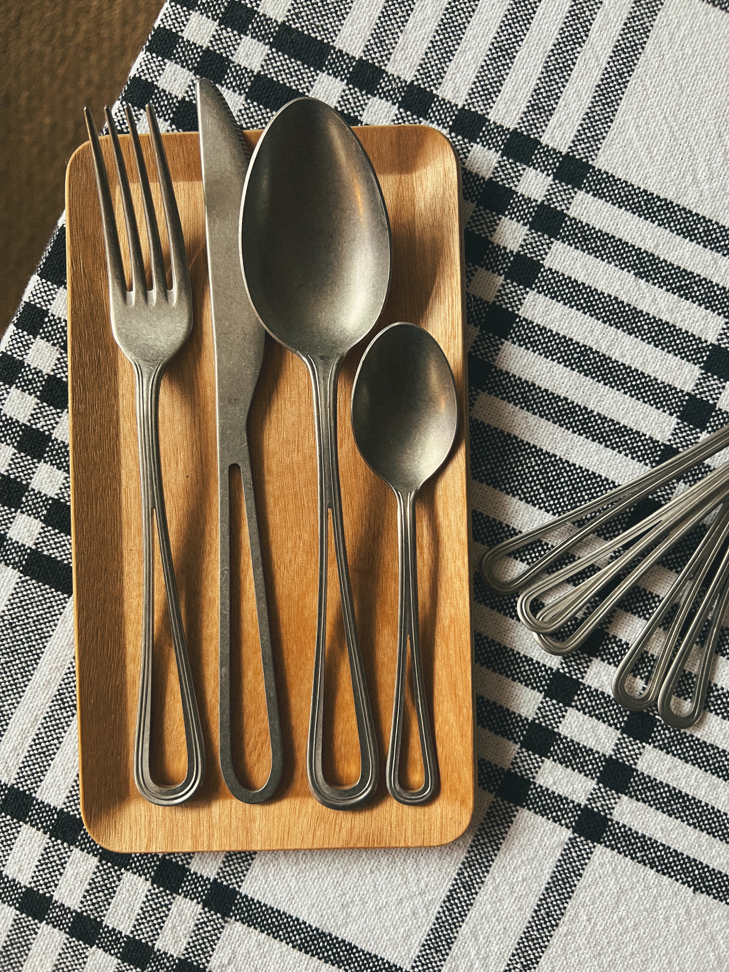 FOURCHETTE INOX BROSSÉ - Dem