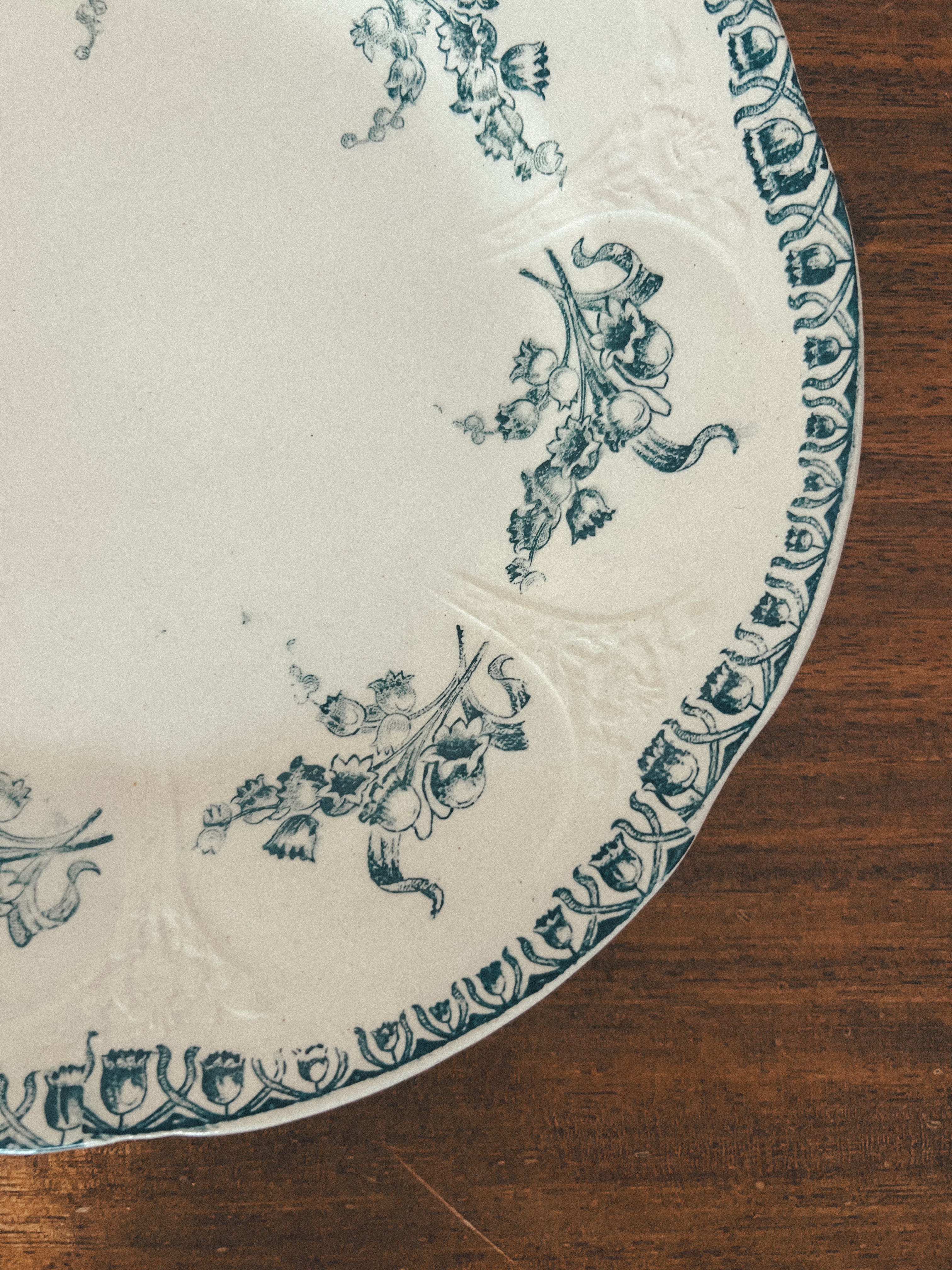 ASSIETTE PLATE VINTAGE - Terre de fer
