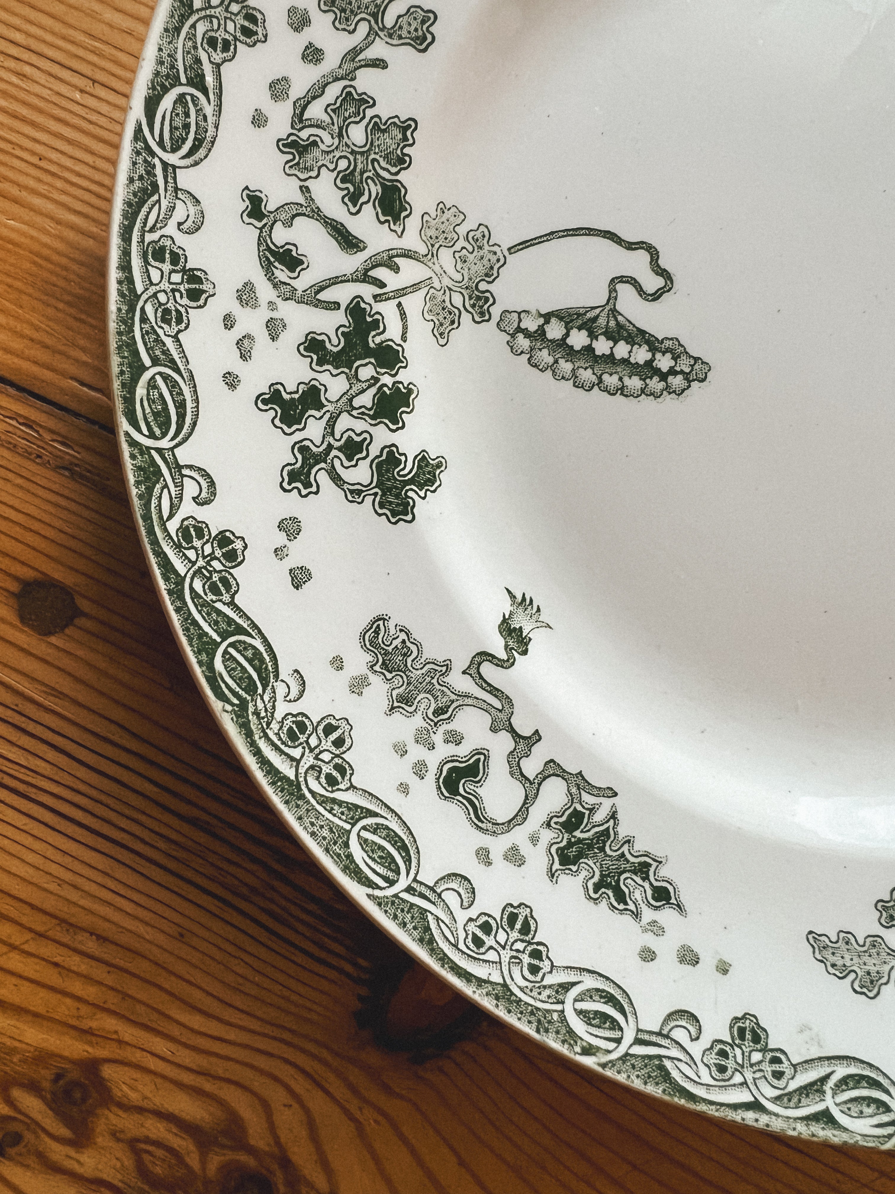 ASSIETTE PLATE VINTAGE - Terre de fer