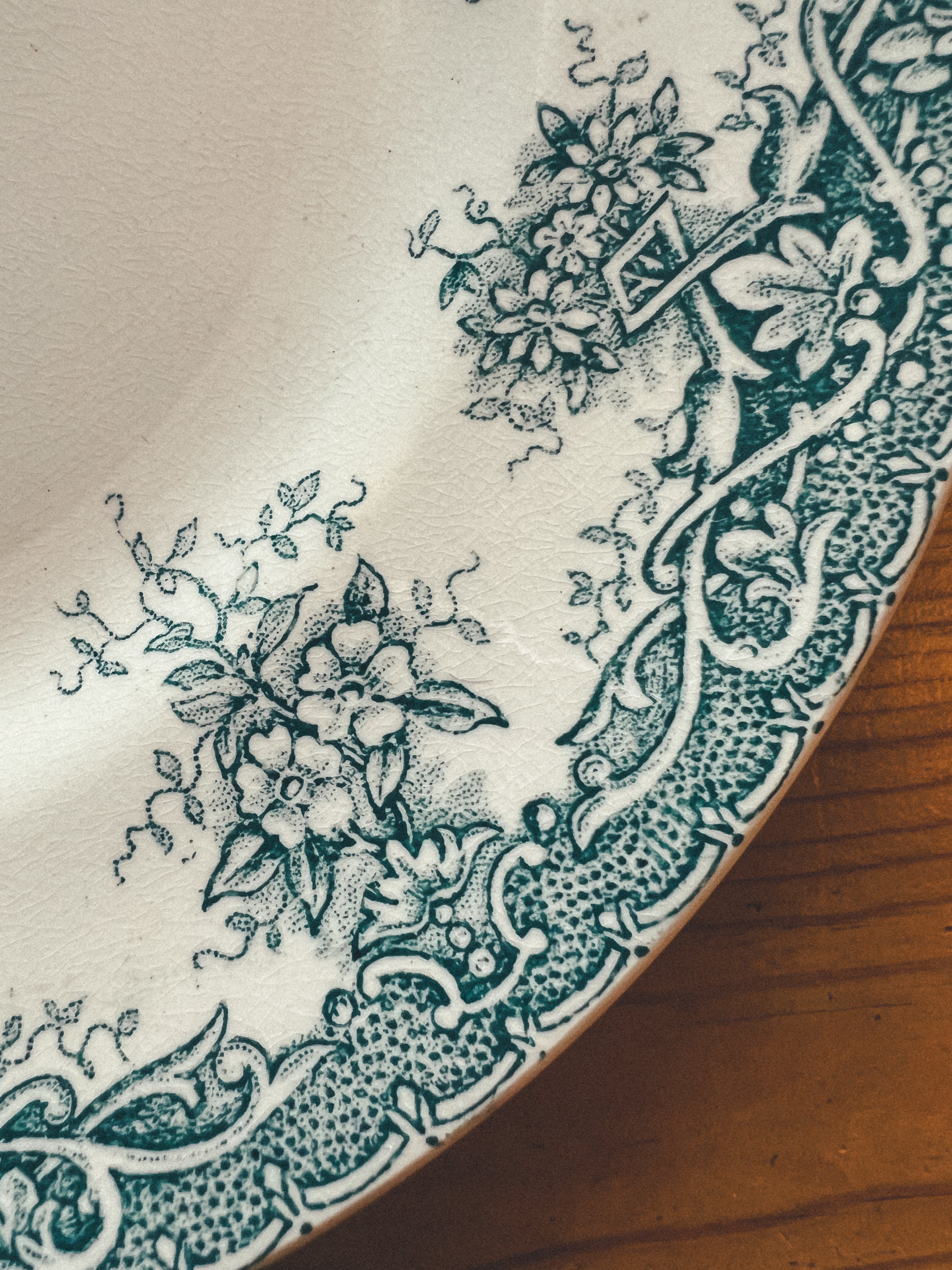 ASSIETTE PLATE VINTAGE - Terre de fer