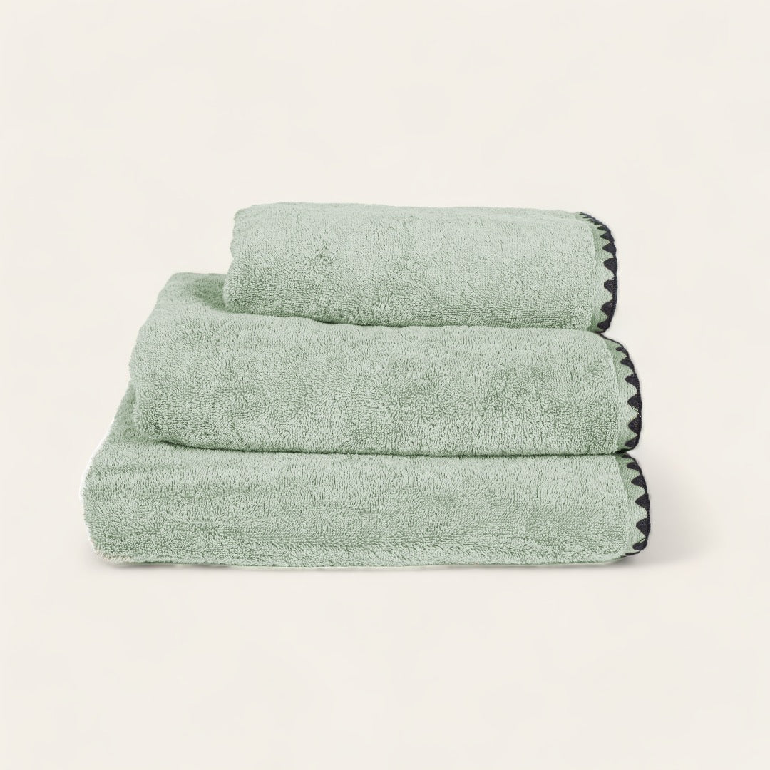 SERVIETTE DE BAIN ÉPONGE - Céladon