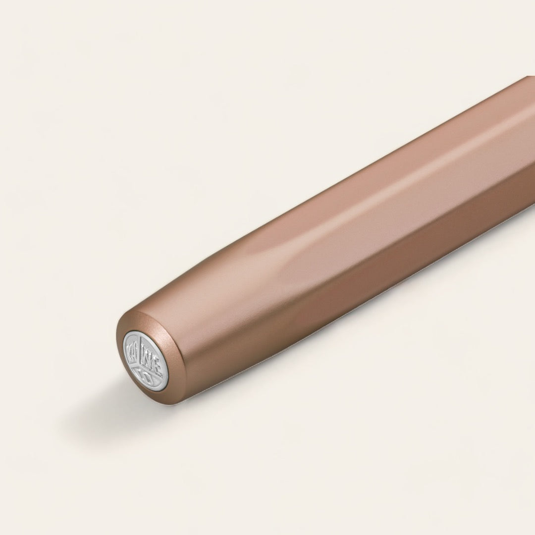 STYLO PLUME MÉTAL AL SPORT - Or rose