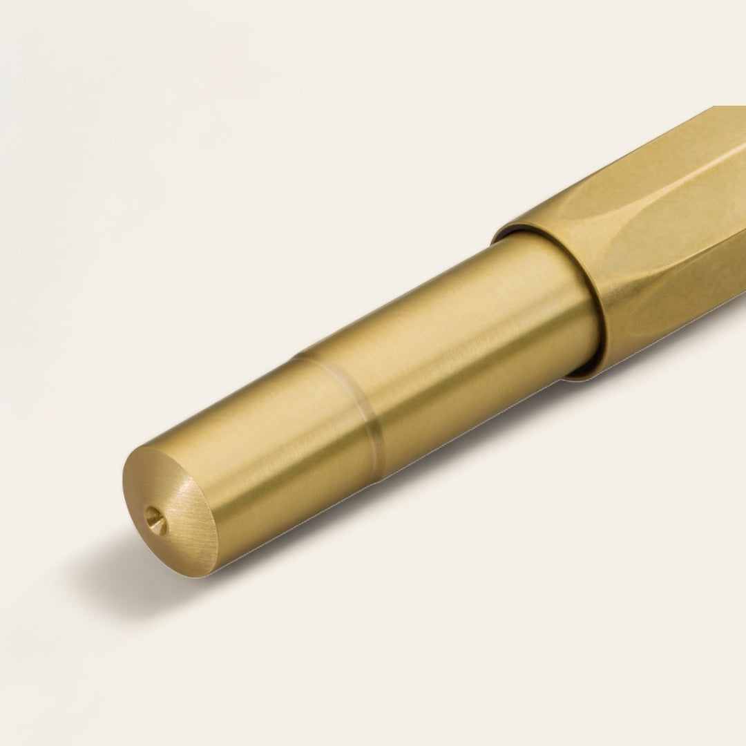 STYLO PLUME MÉTAL BRASS SPORT - Or