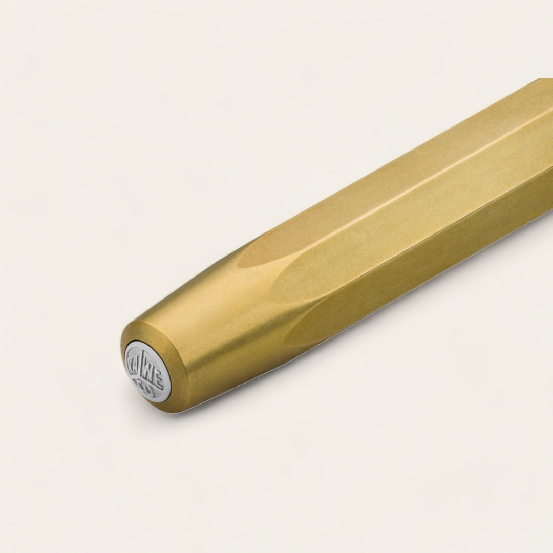 STYLO PLUME MÉTAL BRASS SPORT - Or