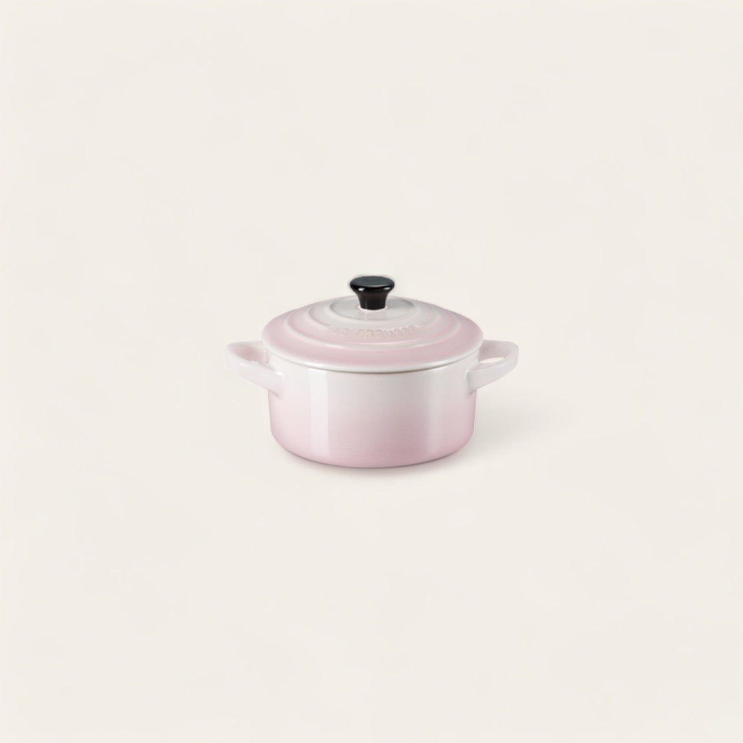 MINI COCOTTE RONDE CÉRAMIQUE - Shell pink