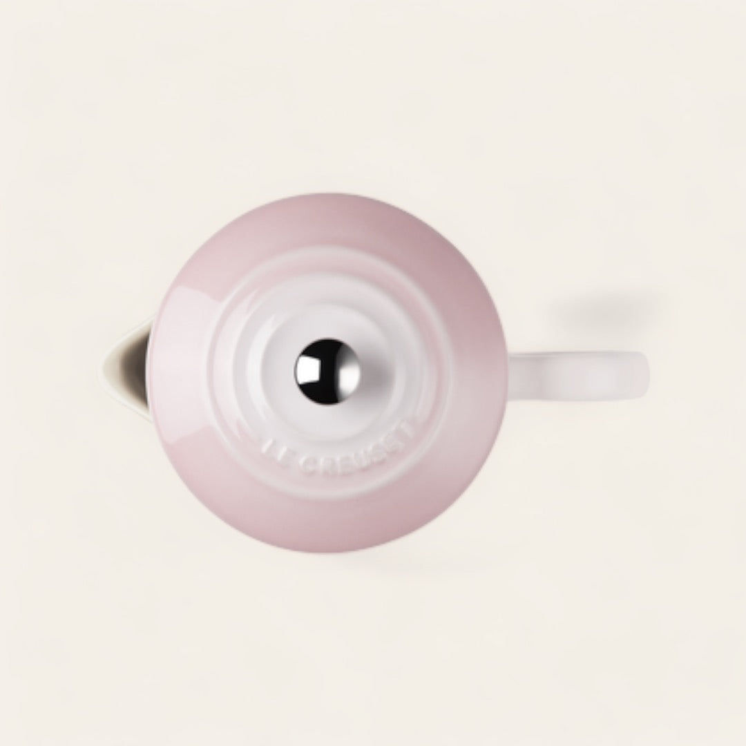 CAFETIÈRE À PISTON EN CÉRAMIQUE - Shell pink