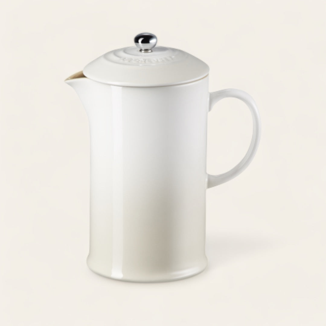 CAFETIÈRE À PISTON EN CÉRAMIQUE - Meringue