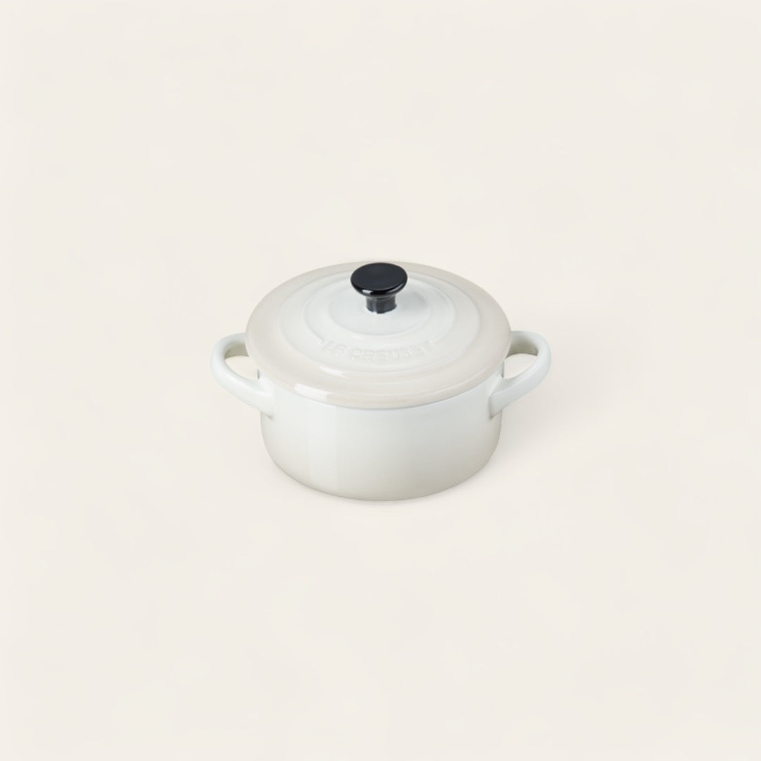 MINI COCOTTE RONDE CÉRAMIQUE - Meringue