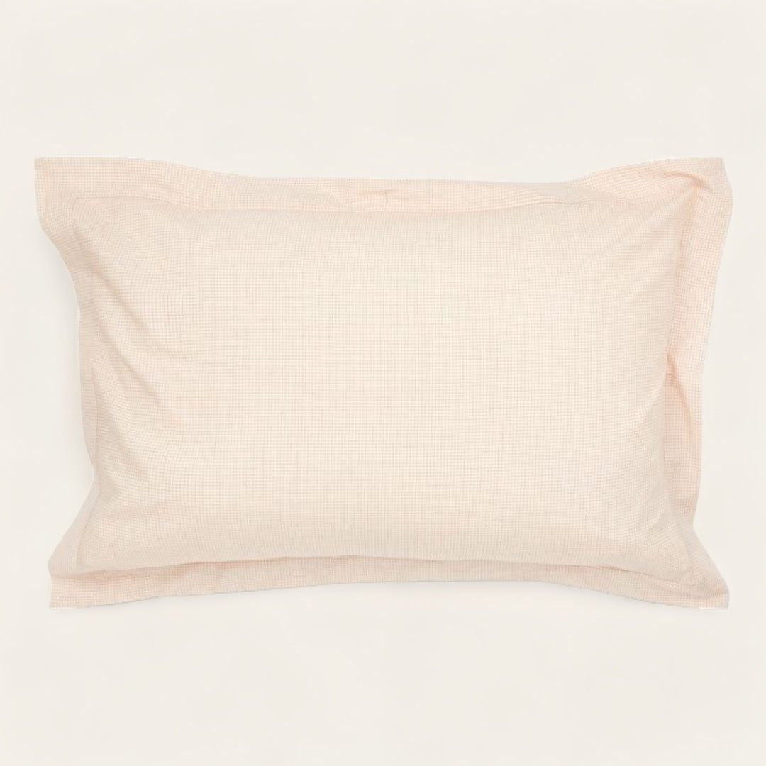 TAIE D'OREILLER EN KHADI DE COTON - Grace