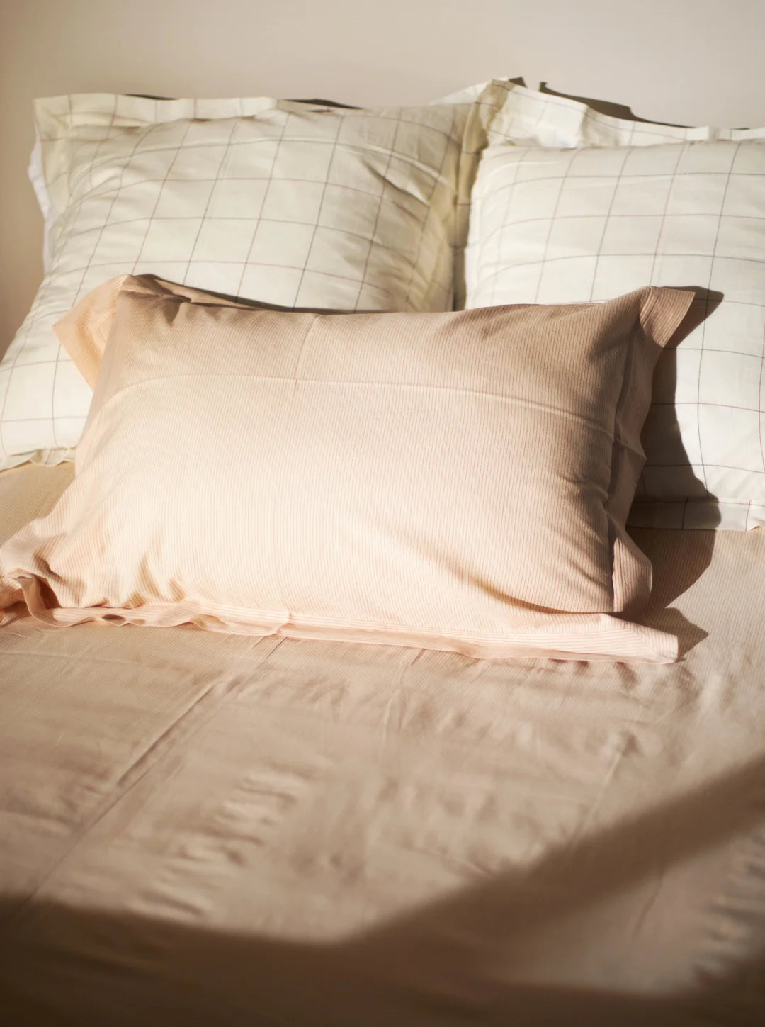 TAIE D'OREILLER EN KHADI DE COTON - Lily