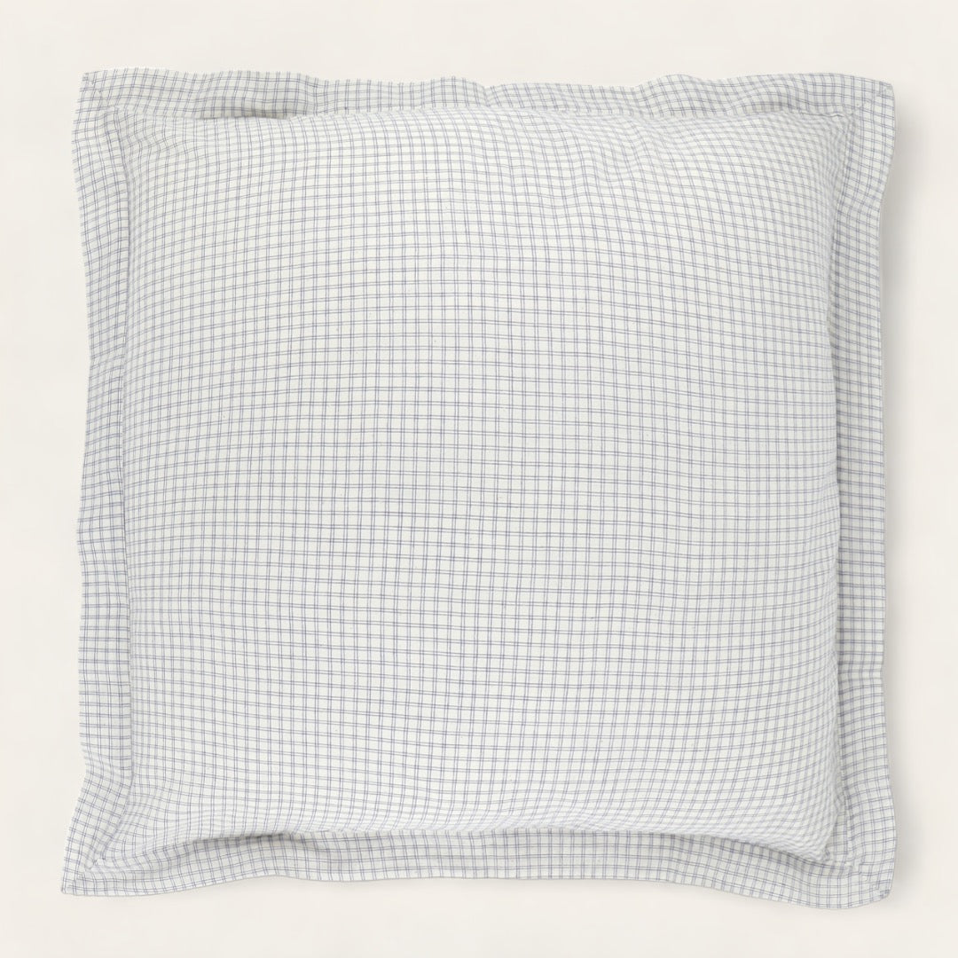 TAIE D'OREILLER EN KHADI DE COTON - Mistral