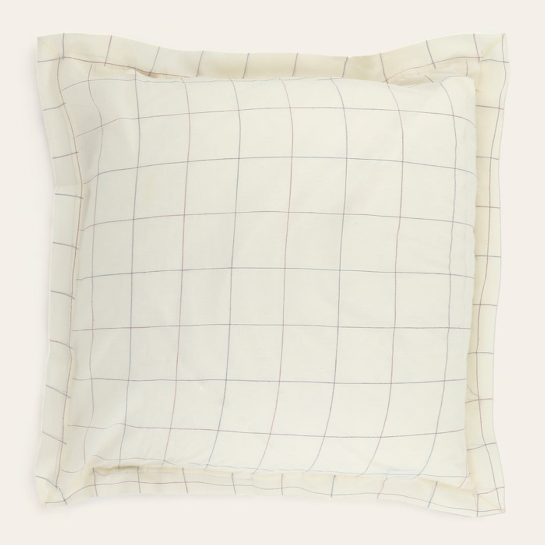 TAIE D'OREILLER EN KHADI DE COTON - Sirocco
