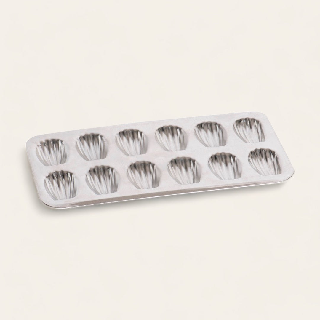 MOULE À MADELEINES X 12 - Fer blanc