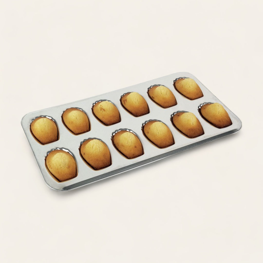 Moule à Madeleines Tala Performance 12 Empreintes – Acier Carbone Épais + Revêtement Antiadhésif Eclipse Premium