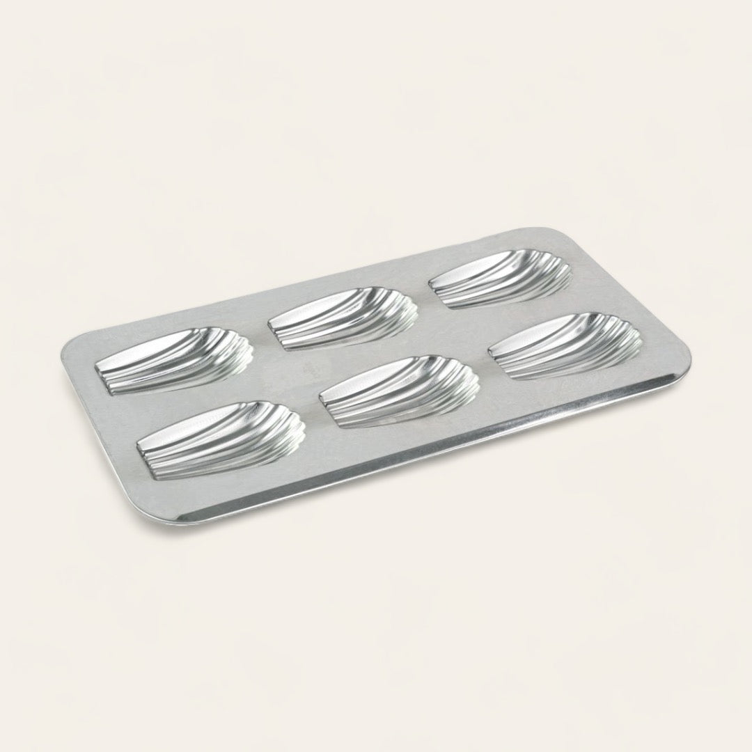 MOULE À MADELEINES X 6 - Fer blanc