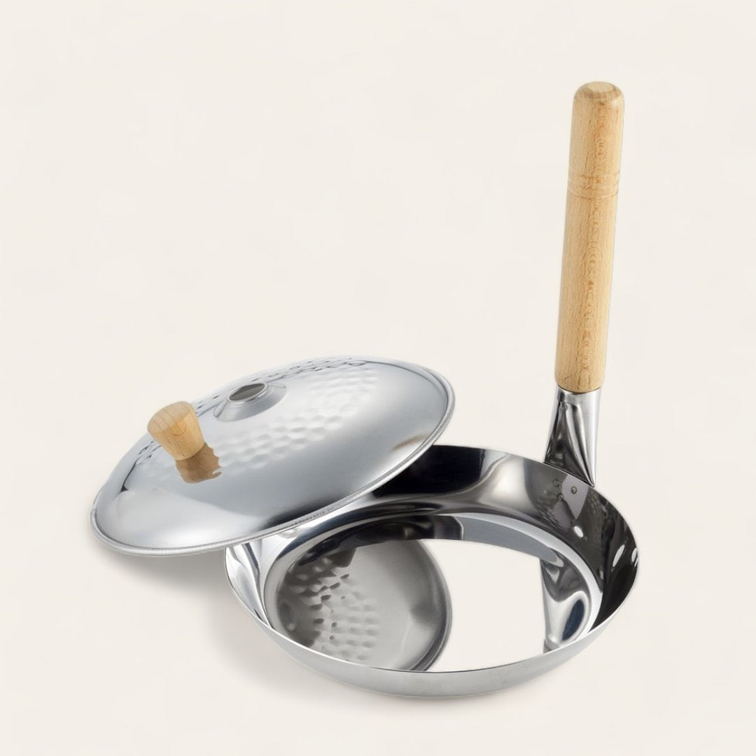 POÊLE JAPONAISE OYAKO NABE YUKIHIRA - Inox martelé