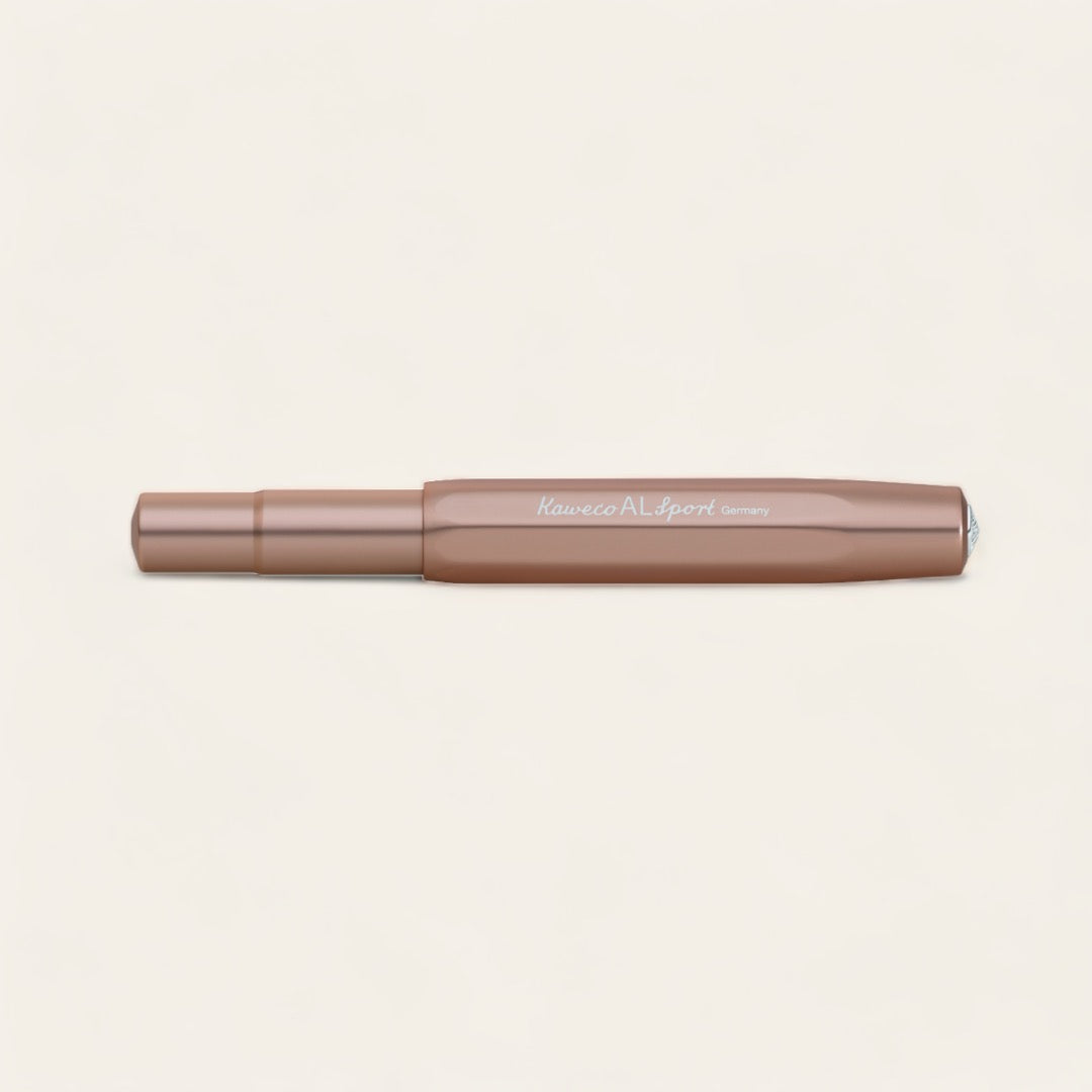 STYLO PLUME MÉTAL AL SPORT - Or rose
