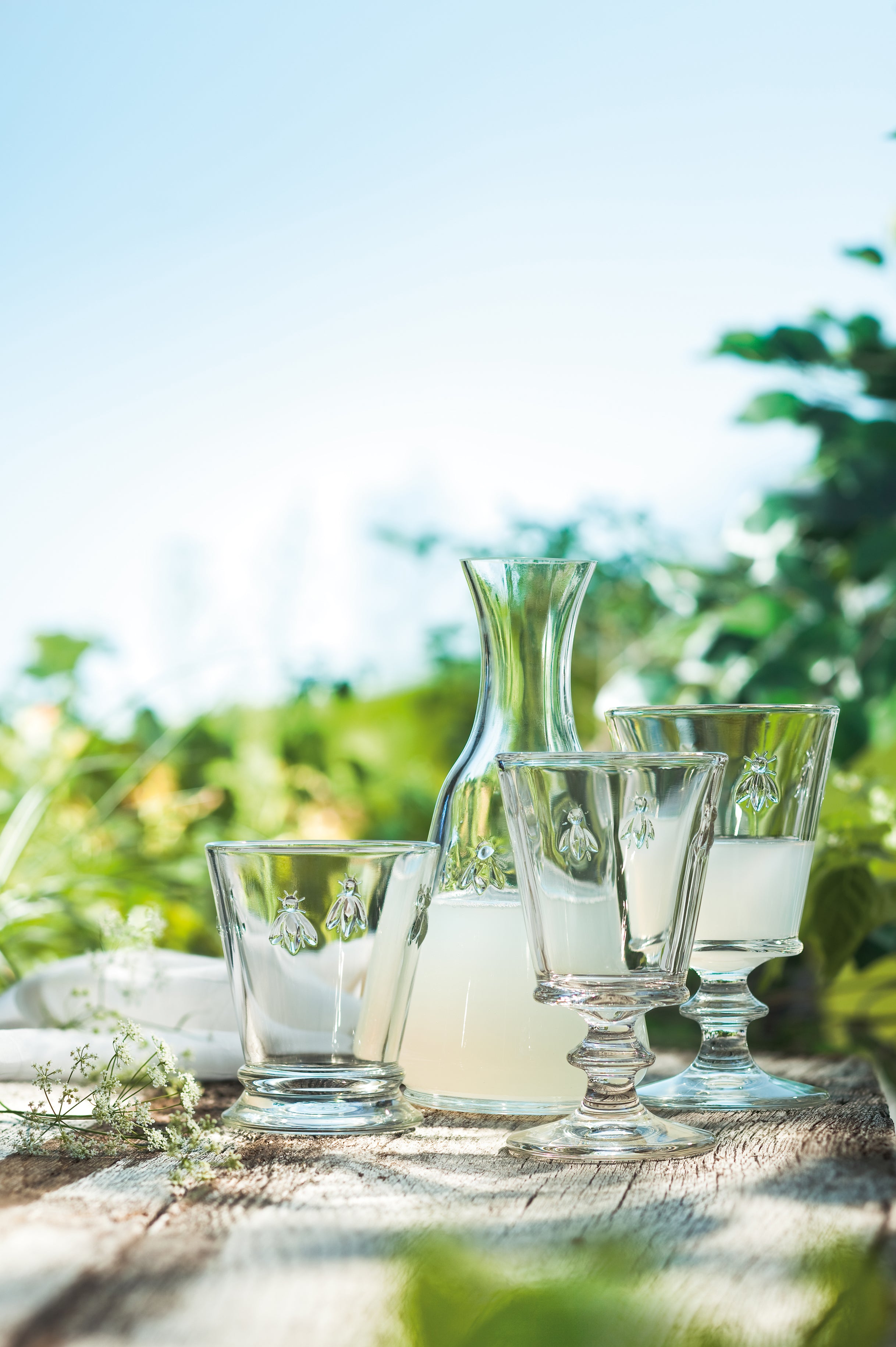 CARAFON VERRE - Abeille