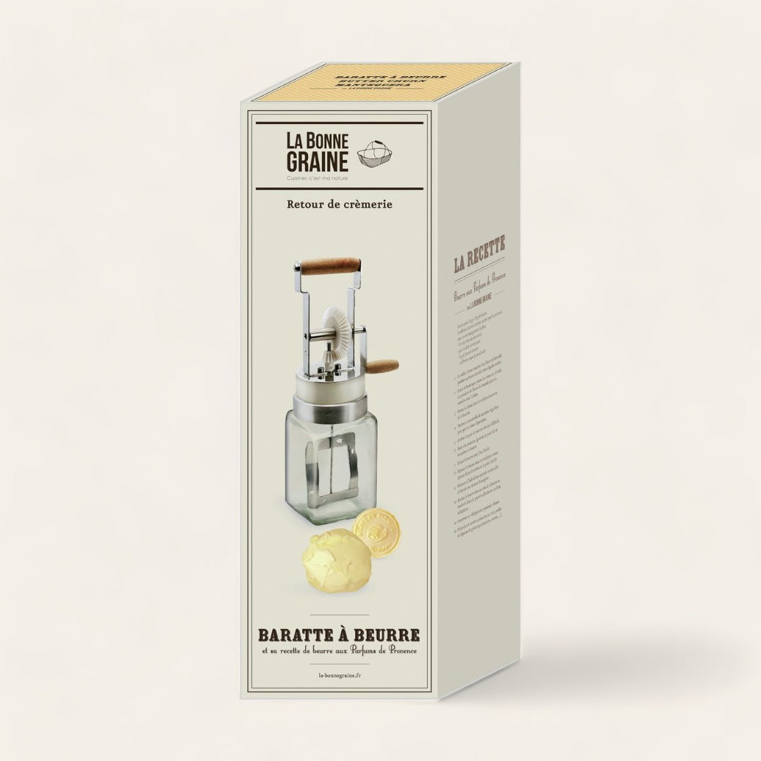 BARATTE À BEURRE MÉNAGER - Verre et inox