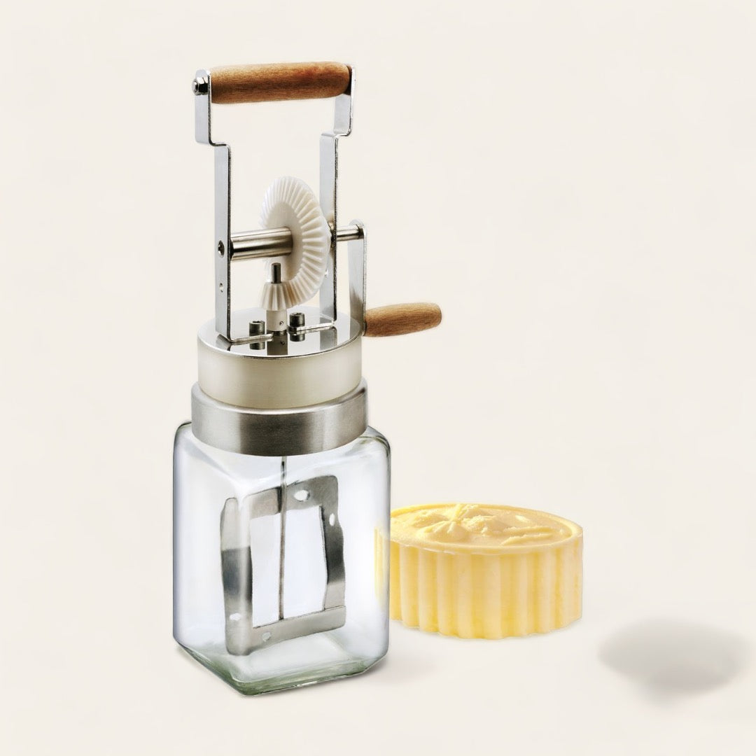 BARATTE À BEURRE MÉNAGER - Verre et inox