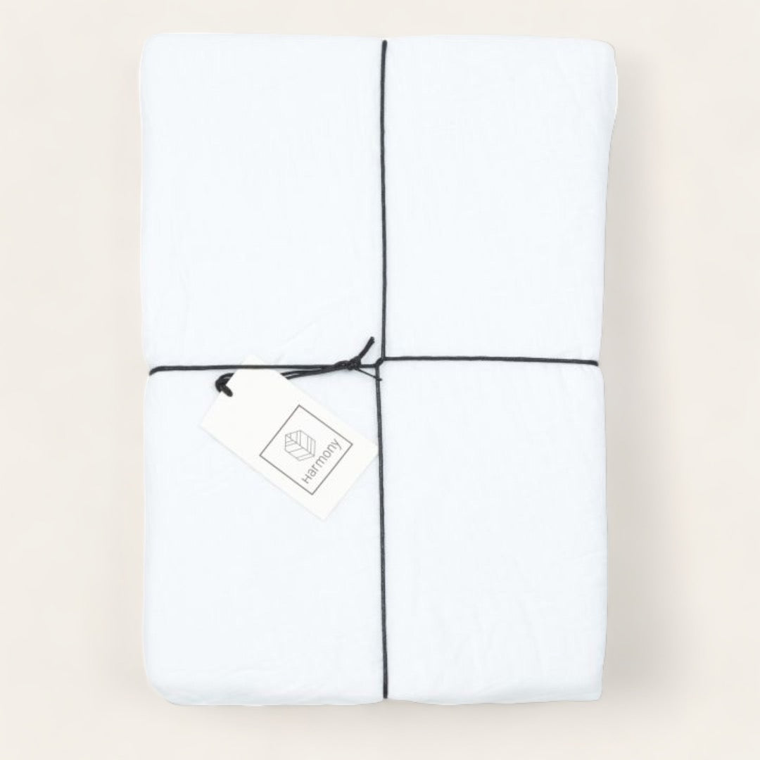 DRAP HOUSSE GAZE DE COTON - Blanc