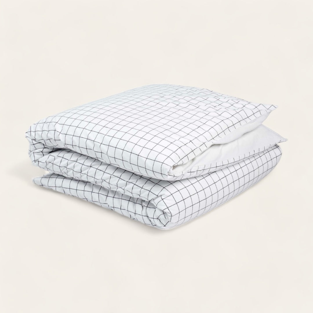 HOUSSE DE COUETTE PERCALE DE COTON BIO - Oscar