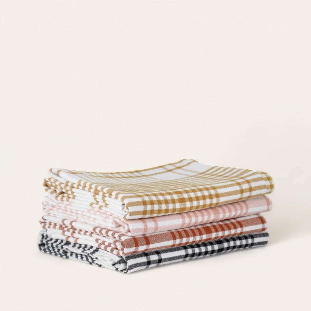 NAPPE CARREAUX COTON - Rose