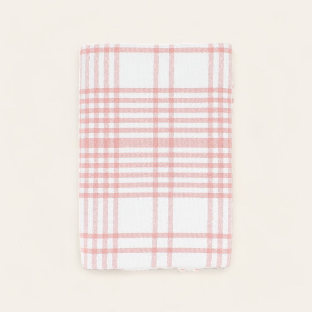 NAPPE CARREAUX COTON - Rose