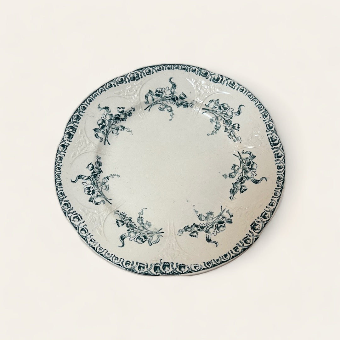 ASSIETTE PLATE VINTAGE - Terre de fer