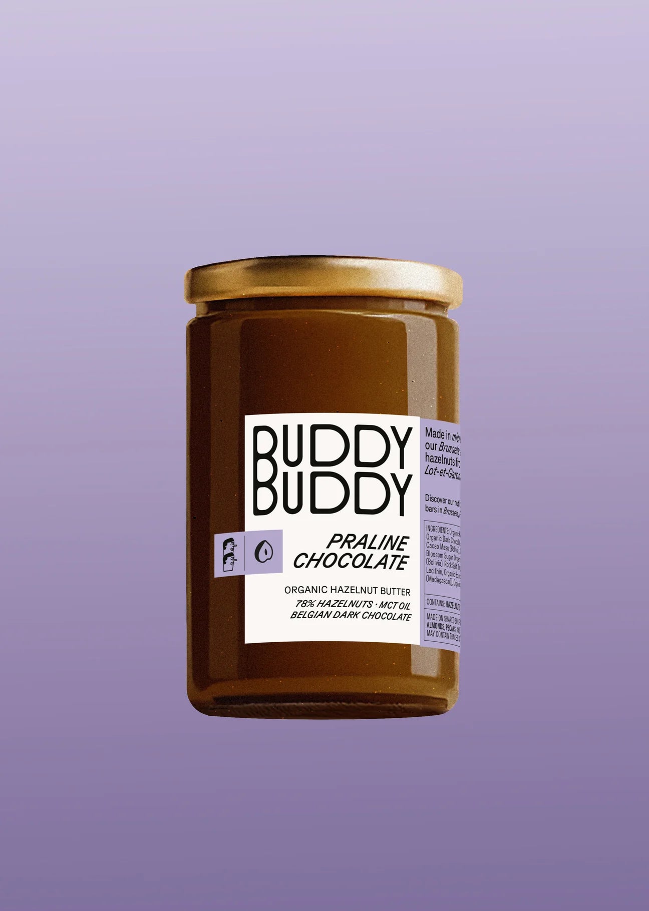 BEURRE DE NOISETTE PRALINÉ CHOCOLAT - Biologique
